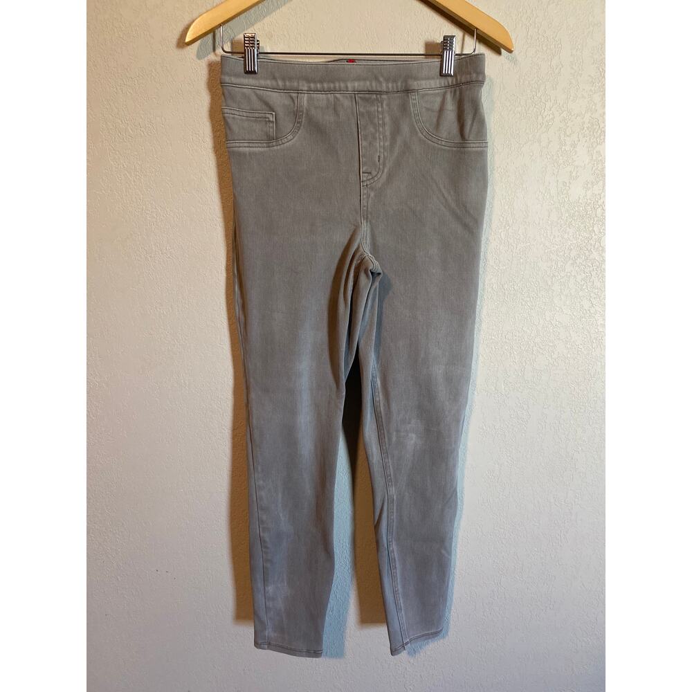 SPANX Gray Stretch Skinny Jeggings Pull On SZ Med
